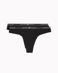 Набір трусиків тонг Emporio Armani 2шт 1159826495 (Чорний XL)