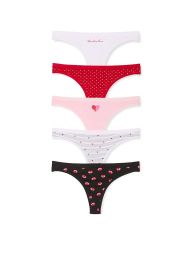 Женские трусики тонг Victoria's Secret набор 1159826568 (Разные цвета S)