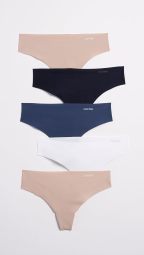Женские бесшовные трусики тонг Calvin Klein набор 1159832628 (Разные цвета M)