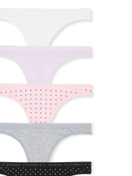 Женские трусики тонг Victoria's Secret набор 1159833498 (Разные цвета XL)