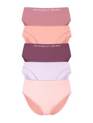 Набор женских гладких трусиков брифов Victoria's Secret 1159833537 (Разные цвета M)
