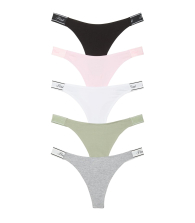 Жіночі трусики тонг Victoria's Secret Pink набір 1159834123 (Різні кольори S)