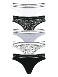 Женские трусики тонг Victoria's Secret набор 1159837831 (Разные цвета M)