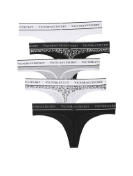 Женские трусики тонг Victoria's Secret набор 1159837831 (Разные цвета M)