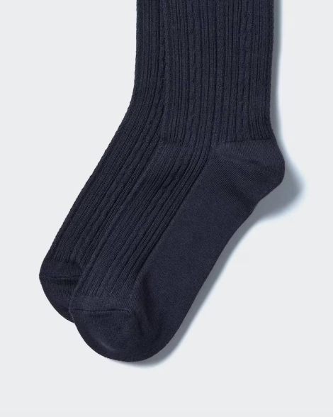 Високі шкарпетки UNIQLO 1159828334 (Синій One size)