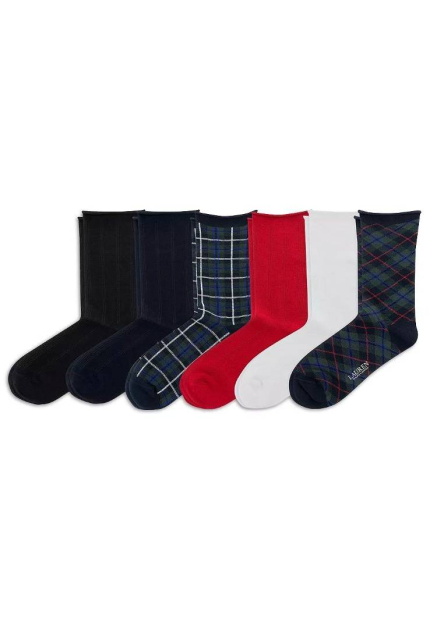 Женские носки Ralph Lauren набор 6 пар 1159833059 (Разные цвета One size)