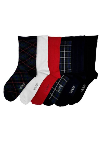 Женские носки Ralph Lauren набор 6 пар 1159833059 (Разные цвета One size)