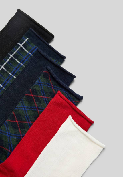 Женские носки Ralph Lauren набор 6 пар 1159833059 (Разные цвета One size)
