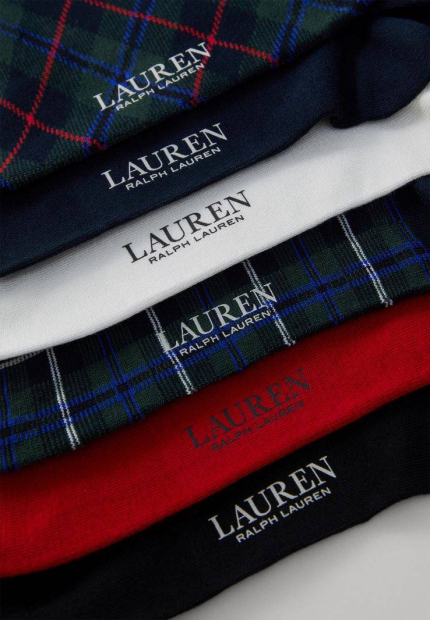 Женские носки Ralph Lauren набор 6 пар 1159833059 (Разные цвета One size)