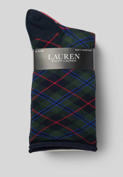 Женские носки Ralph Lauren набор 6 пар 1159833059 (Разные цвета One size)
