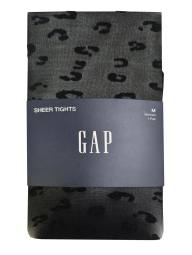 Женские колготки GAP с принтом 1159835285 (Черный M)