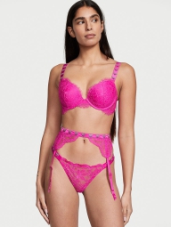 Сексуальный пояс для чулок Victoria's Secret 1159800431 (Розовый, XS/S)