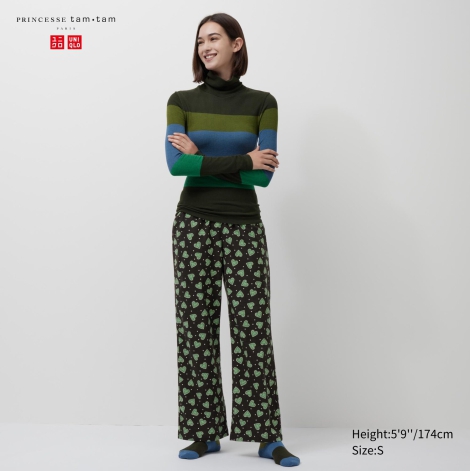 Женский бесшовный термолонгслив HEATTECH Uniqlo водолазка 1159800965 (Зеленый, XS)