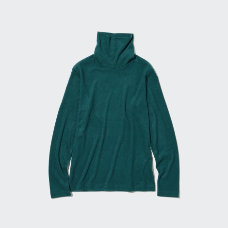 Женский флисовый лонгслив HEATTECH Uniqlo 1159805004 (Зеленый, XS)