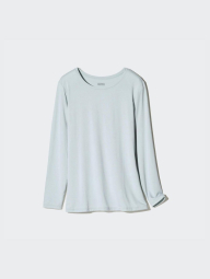 Женский лонгслив UNIQLO HEATTECH 1159834312 (Голубой XL)