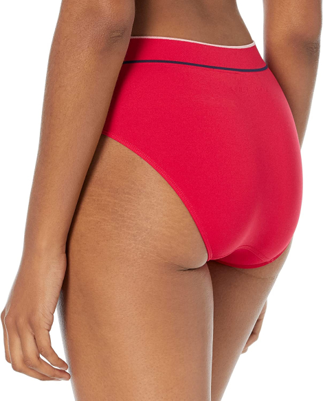 Женские трусики бикини Tommy Hilfiger с эластичным поясом 1159772738 (Красный, M)