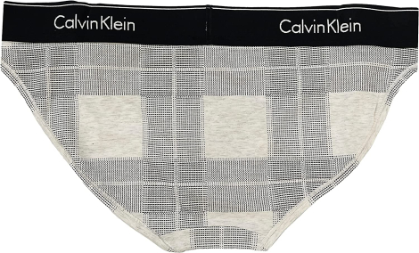 Женские трусики Calvin Klein бикини с логотипом 1159774367 (Серый, S)