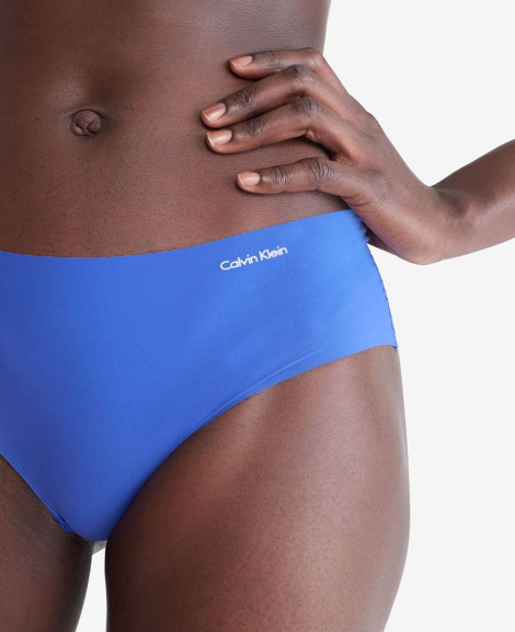 Бесшовные трусики Calvin Klein тонг 1159777343 (Синий, XS)