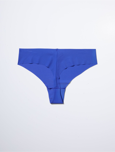 Бесшовные трусики Calvin Klein тонг 1159777343 (Синий, XS)