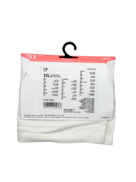 Женские трусики Uniqlo 1159786888 (Белый, XXL)