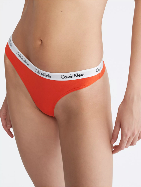 Женские трусики Calvin Klein с логотипом 1159791616 (Оранжевый, XS)