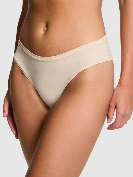Гладкие трусики чики Victoria's Secret Pink 1159792168 (Бежевый, M)