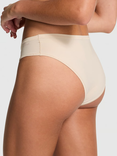 Гладкие трусики чики Victoria's Secret Pink 1159792168 (Бежевый, M)