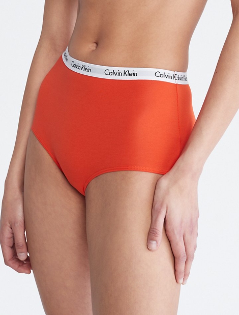 Трусики шортики Calvin Klein с логотипом 1159793234 (Оранжевый, XS)