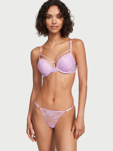 Женские трусики стринги Victoria's Secret 1159812284 (Сиреневый, S)