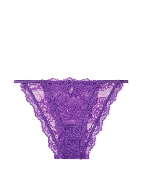 Кружевные трусики стринг бикини Victoria's Secret 1159798892 (Фиолетовый, S)