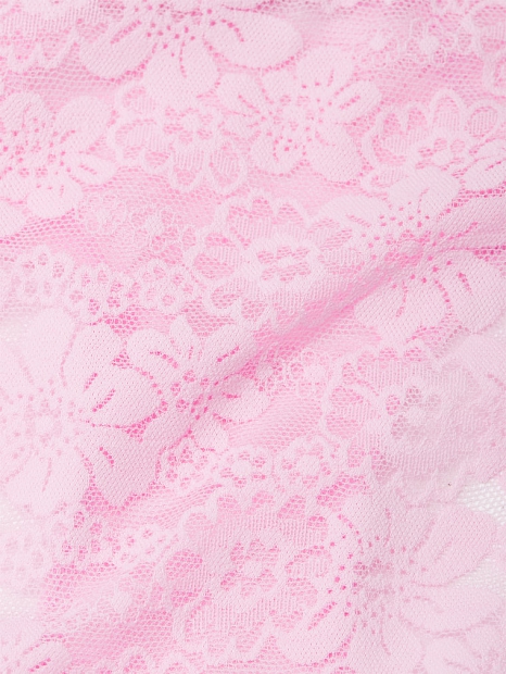 Женские кружевные трусики хипхаггеры Victoria's Secret Pink 1159805838 (Розовый, L)