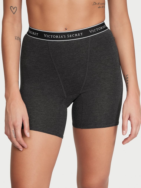 Высокие трусики шортики Victoria's Secret 1159805309 (Серый, S)