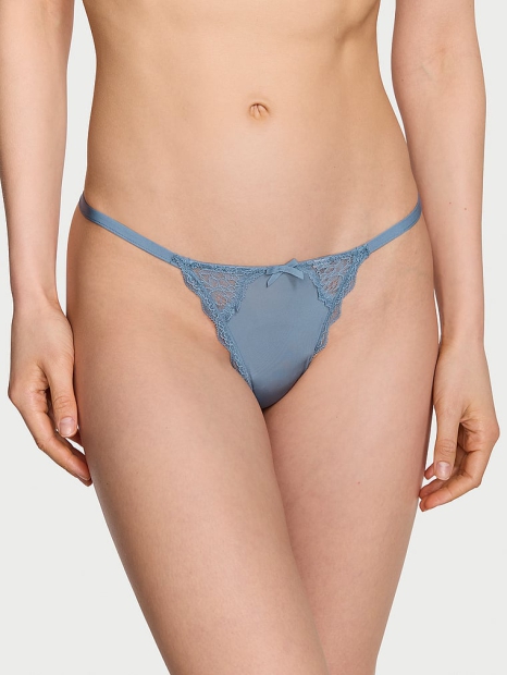 Женские трусики стринги Victoria's Secret 1159806523 (Синий, M)