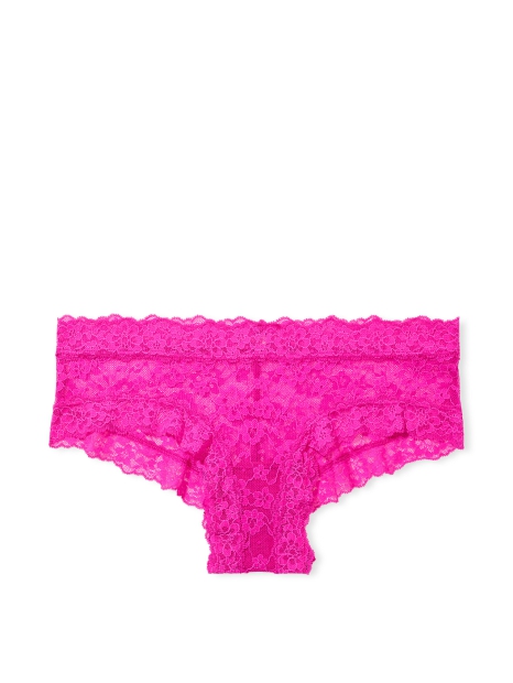 Кружевные трусики чики Victoria's Secret 1159807614 (Розовый, S)