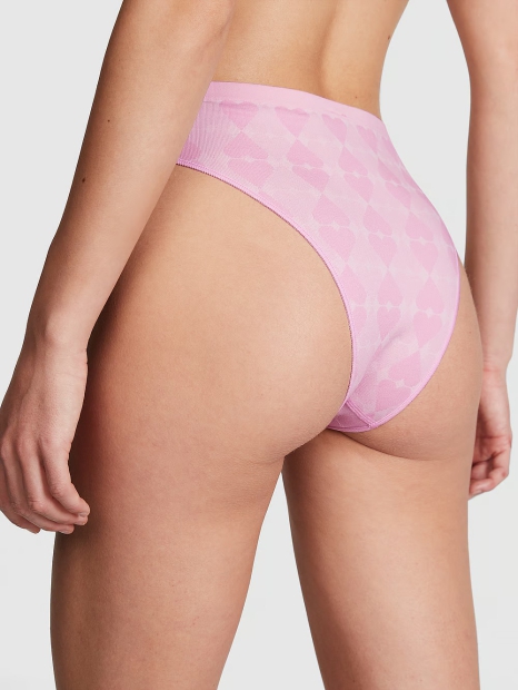 Жіночі трусики бразиліана Victoria's Secret Pink 1159814465 (Рожевий, M)