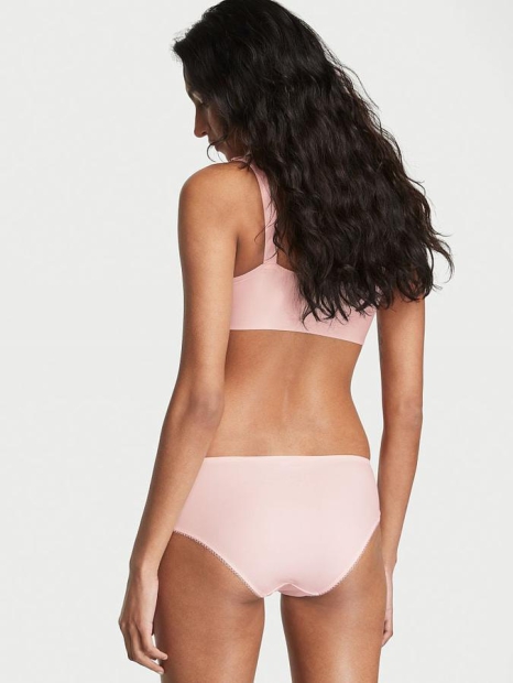 Женские трусики с кружевом Victoria's Secret хипхаггеры 1159817168 (Розовый XXL)