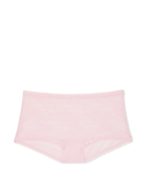 Кружевные трусики Victoria's Secret Pink шортики 1159817639 (Розовый XS)