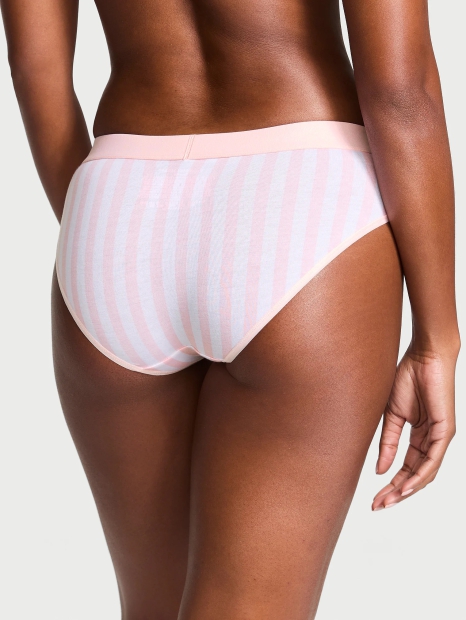Трусики хипхаггеры Victoria's Secret с логотипом из страз 1159820509 (Розовый S)