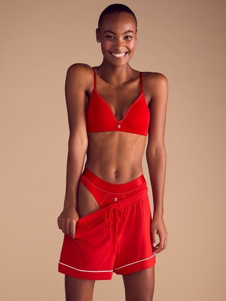 Трусики тонг Victoria's Secret 1159826119 (Червоний XXL)