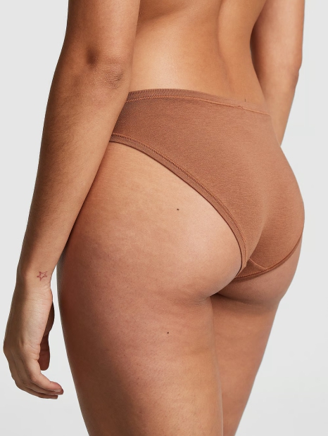 Женские трусики бикини Victoria's Secret Pink с логотипом 1159819912 (Коричневый L)