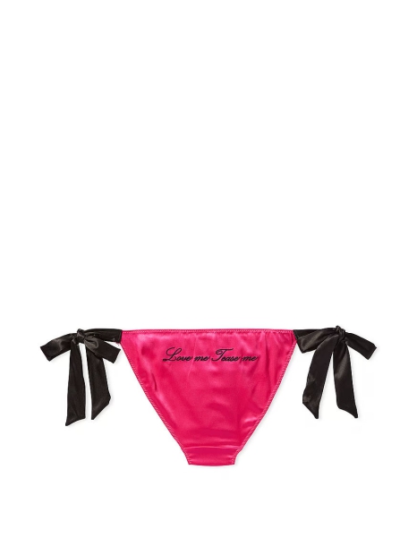 Женские гладкие трусики чики Victoria's Secret с завязками по бокам 1159820317 (Розовый XS)