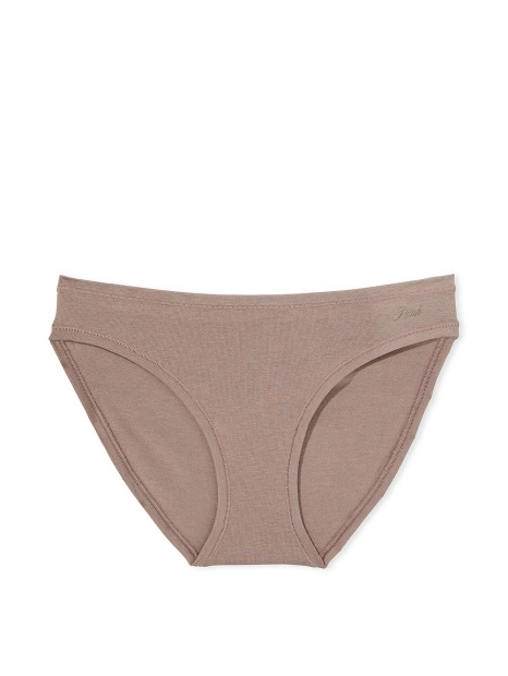 Женские трусики бикини Victoria's Secret Pink с логотипом 1159820506 (Коричневый M)