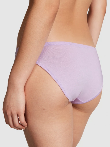 Жіночі трусики бікіні Victoria's Secret Pink з логотипом 1159820517 (бузковий XXL)