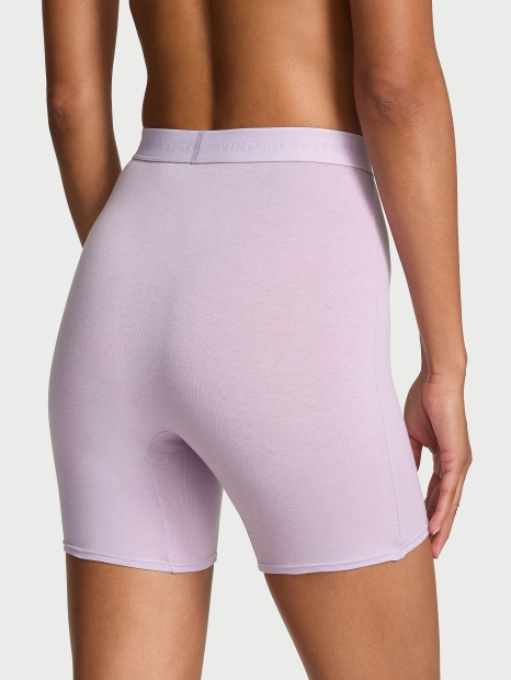 Трусики шортики брифы Victoria's Secret боксеры удлиненные 1159820721 (Сиреневый M)