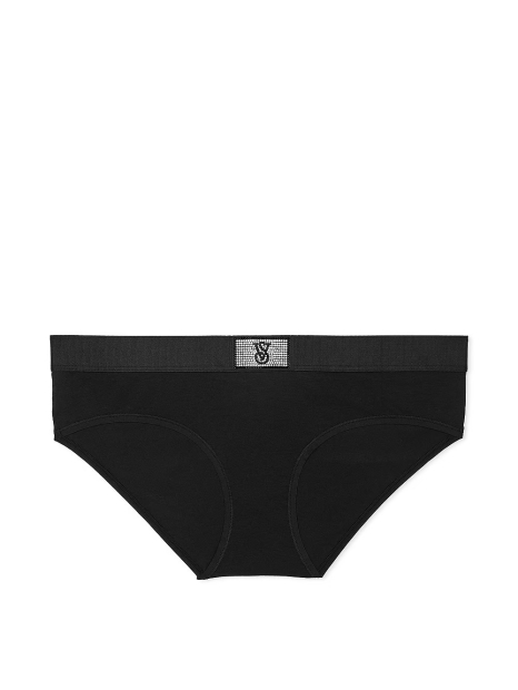 Женские трусики хипхаггеры Victoria's Secret 1159821629 (Черный S)