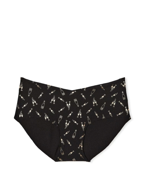 Бесшовные трусики хипхаггеры Victoria's Secret 1159820813 (Черный XXL)