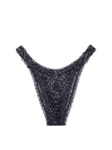 Кружевные трусики бразильяна Victoria's Secret 1159821470 (Леопардовый L)
