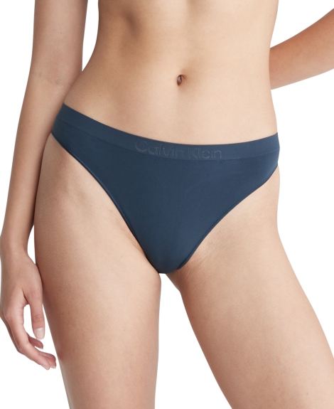 Жіночі трусики тонг Calvin Klein 1159820999 (Синій L)