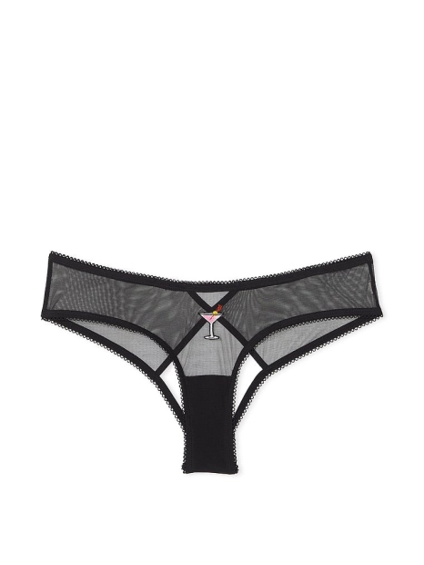 Відкриті трусики чіки Victoria's Secret 1159823107 (Чорний L)