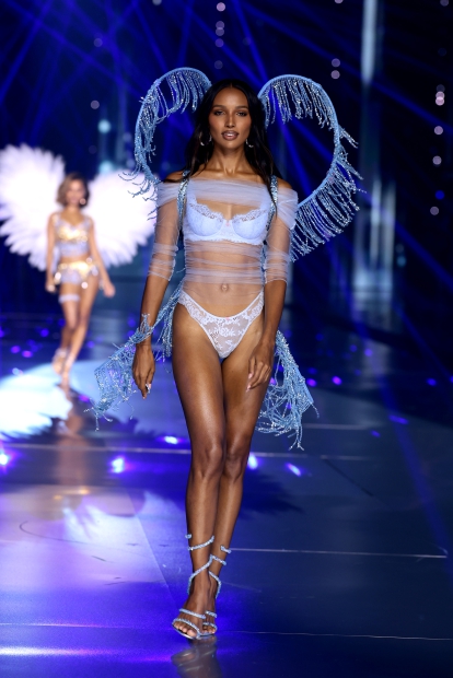 Кружевные трусики бразильяны Victoria's Secret 1159822240 (Голубой XS)